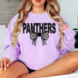 Panthers Coquette Checker Bow Digital Download