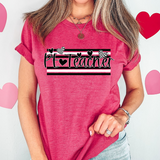 P.E Teacher Black & White Hearts Digital Download