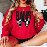 Rams Coquette Checker Bow Digital Download