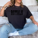 Royals Black Varsity Line Team Digital Download