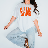 Rams Orange Varsity Distressed Teams Digital Download