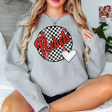 Rebels Checker Baseball Heart Digital Download