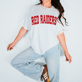 Red Raiders Red Varsity Distressed Teams Digital Download