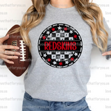 Redskins Checker Star Circle Digital Download