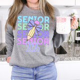 Senior 2026 Purple Pencil Repeat Bookworm Digital Download