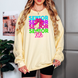 Senior 2026 Bookworm Repeat Pink Pencil Digital Download