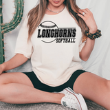 Longhorns Softball 01 Digital Download