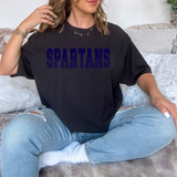 Spartans Navy Varsity Line Team Digital Download