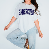 Sabercubs Navy Varsity Distressed Teams Digital Download
