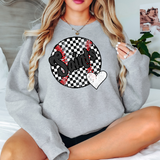 Saints Checker Baseball Heart Digital Download