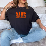Rams Orange Varsity Line Team Digital Download