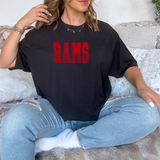 Rams Red Varsity Line Team Digital Download