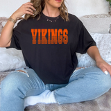 Vikings Orange Varsity Line Team Digital Download