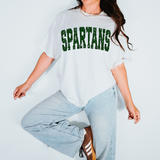 Spartans Dark Green Varsity Distressed Teams Digital Download