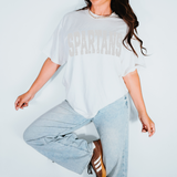 Spartans Light Gray Varsity Distressed Teams Digital Download