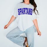 Spartans Royal Blue Varsity Distressed Teams Digital Download