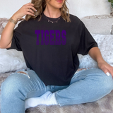 Tigers Purple Varsity Line Team Digital Download