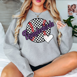 Thunderbirds Checker Baseball Heart Digital Download