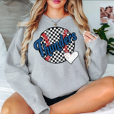 Thunders Checker Baseball Heart Digital Download