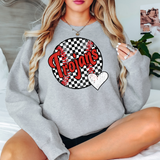 Trojans Checker Baseball Heart Digital Download