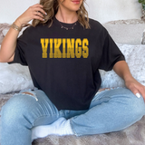Vikings Gold Varsity Line Team Digital Download