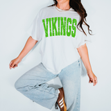 Vikings Kelly Green Varsity Distressed Teams Digital Download