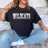 Wildcats White Varsity Line Team Digital Download