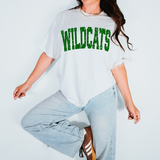 Wildcats Green Varsity Distressed Teams Digital Download