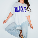 Wildcats Royal Blue Varsity Distressed Teams Digital Download