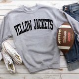 Yellow Jackets Solid Arch Name Digital Download