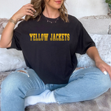 Yellow Jackets Gold Varsity Line Team Digital Download
