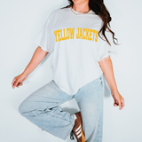 Yellow Jackets Gold Varsity Distressed Teams Digital Download