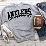 Antlers Black Football Arched Digital Download