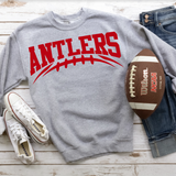 Antlers Red Football Arched Digital Download