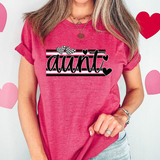 Aunt Black & White Hearts Digital Download