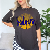 Badgers Softball Halftone Digital Download