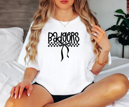 Badgers Simple Bow PNG Digital Download