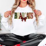 Bearcats Christmas Bow Doodle Digital Download