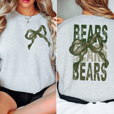 Bears Repeat Camo Green Bow Digital Download