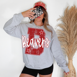 Beavers Stripes Varsity Team Digital Download