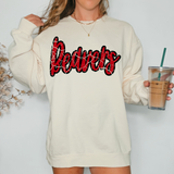 Beavers Crackle Cursive Teams Digital Download