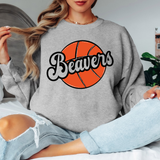 Beavers Retro Basketball Digital Download