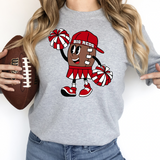 Big Reds Football Girl Digital Download