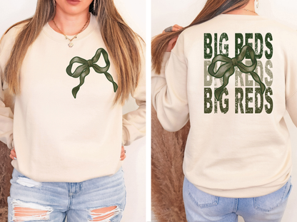 BIg Reds Repeat Camo Green Bow Digital Download