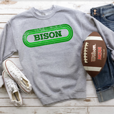 Bison Retro Team Oval Digital Download