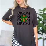 Bison Basketball Bow Team Repeat Black Digital Download