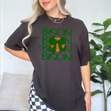 Bison Basketball Bow Team Repeat Green Digital Download