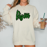Bison Crackle Cursive Teams Digital Download