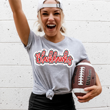 Blackhawks Outline Polka Dot Digital Download