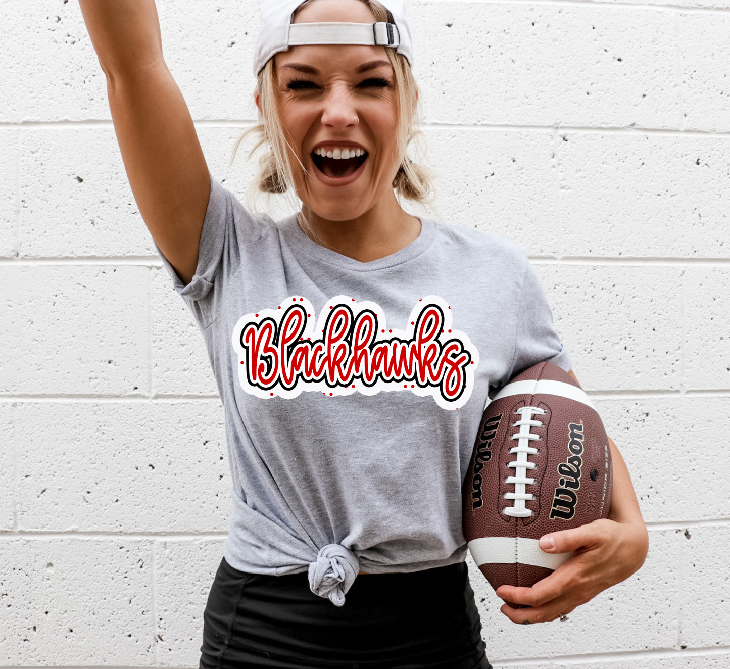 Blackhawks Outline Polka Dot Digital Download